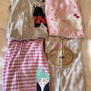 Set of Four Carter’s 2T Pajamas